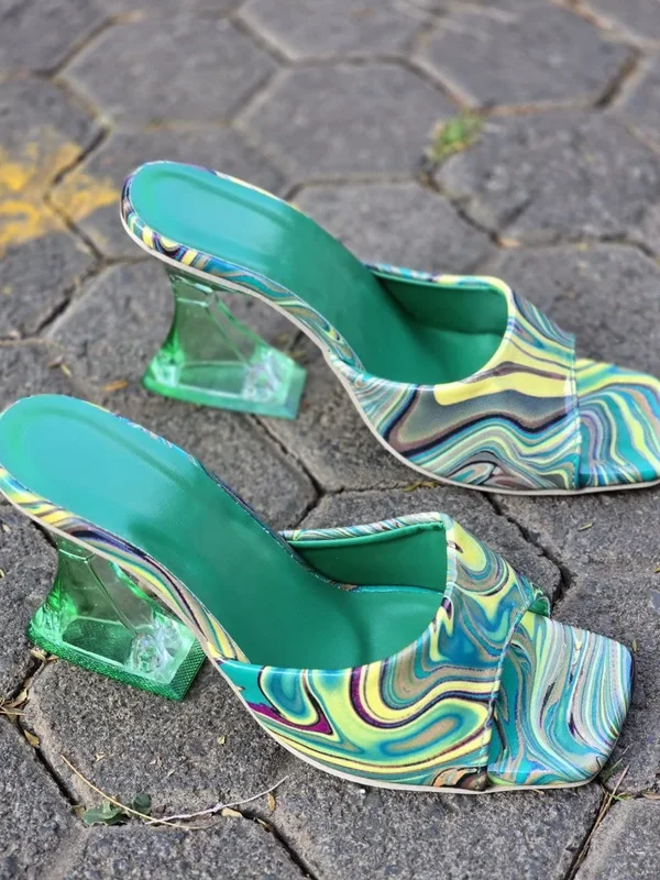 *⚠️Mable pattern Comfy Heels💫🛒🛍️* additional