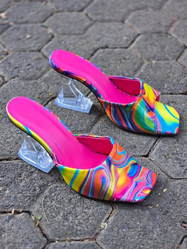 *⚠️Mable pattern Comfy Heels💫🛒🛍️*